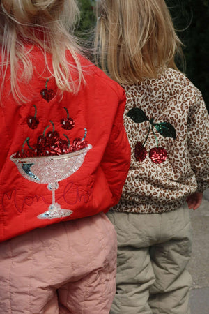 Kinder-Bomberjacke Juno Leo von Konges Sløjd, Rückansicht