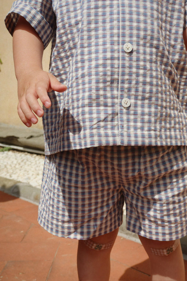 Kim Shorts Captain's Check