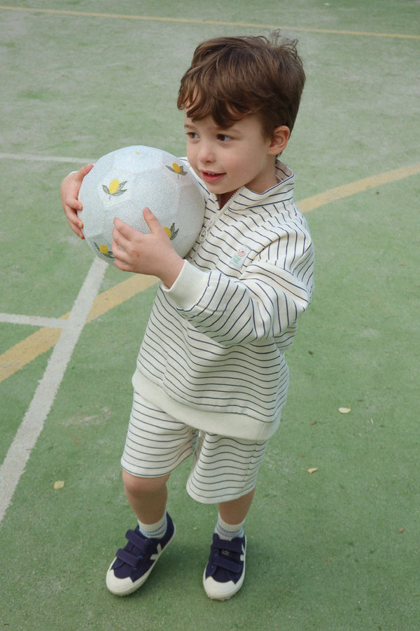 Lou Flintstone Stripe sweatshirt