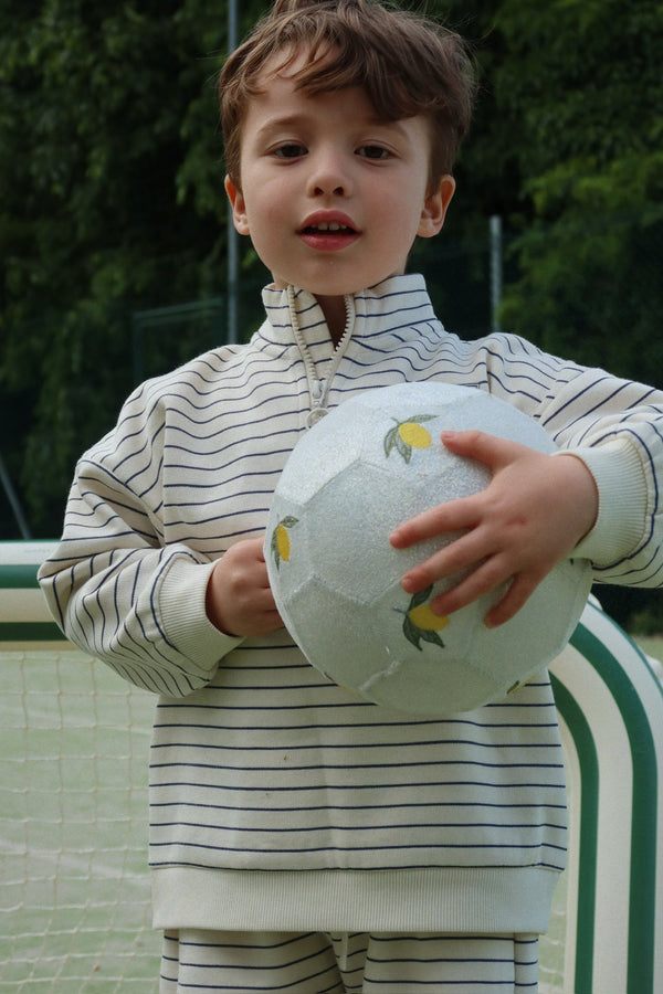 Lou Flintstone Stripe sweatshirt