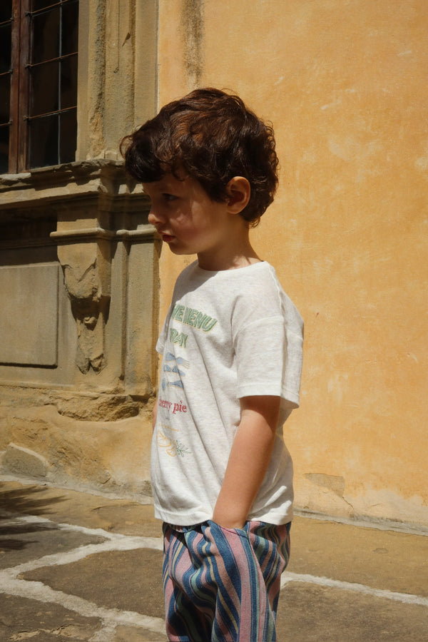 Magot Ruffled Jeans Miami Stripe