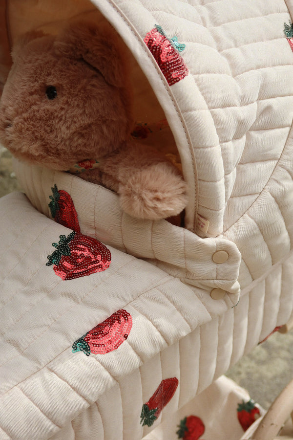 Minnie Tulle Doll Pram Strawberry
