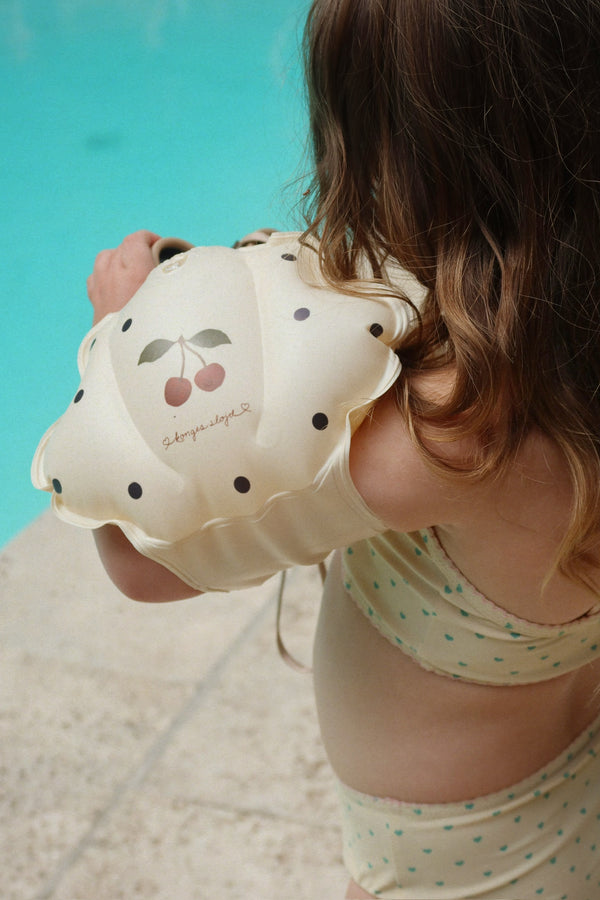 Shell Swim Wings Navy Dot