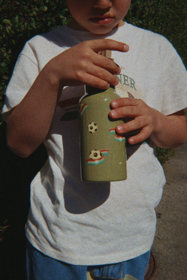 Thermo Drinking Bottle Kick it Green