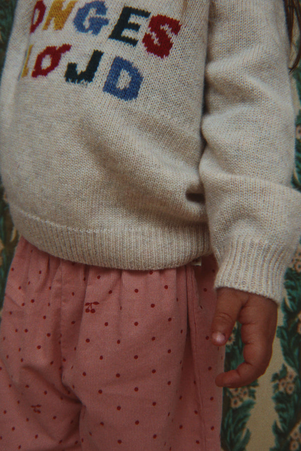 Konges Sløjd Strickpullover Billi, Rippensaum im Detail