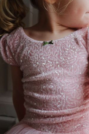 Konges Sløjd Kleid Ballerina Ash Rose – Detailansicht