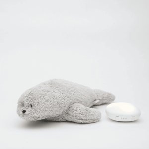 Moonie Organic Humming Seal Gray – Kuscheltier mit Nachtlicht