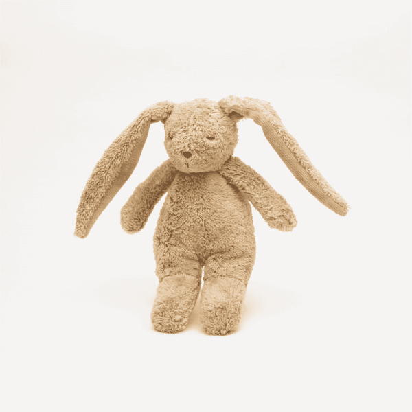 Moonie Sensory Hase Cappuccino – 19 cm, passt in kleine Babyhände