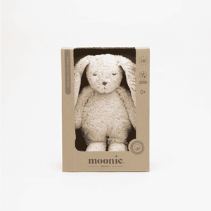 Moonie Sensory Kleiner Hase Sand – Schmusetuch mit Fühl-Elementen