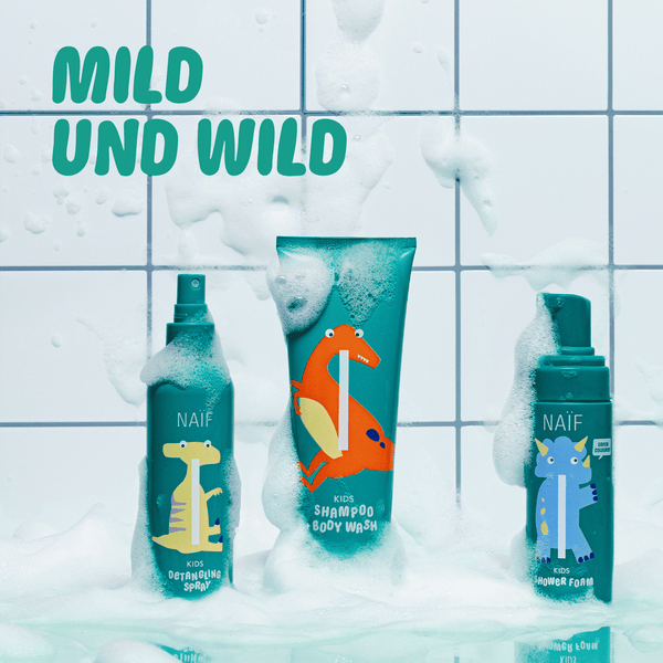 Naïf Kinder Shampoo und Duschgel – ohne SLS, SLES und Mikroplastik