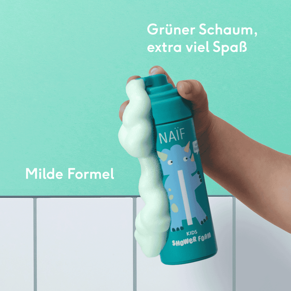 Naïf Duschschaum – Duft nach Limette und schwarzer Johannisbeere
