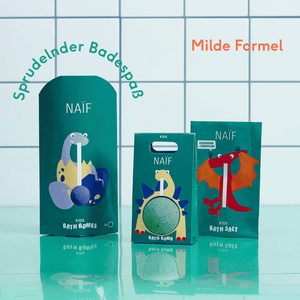 Naïf Badekugel mit Duft nach Limette und schwarzer Johannisbeere