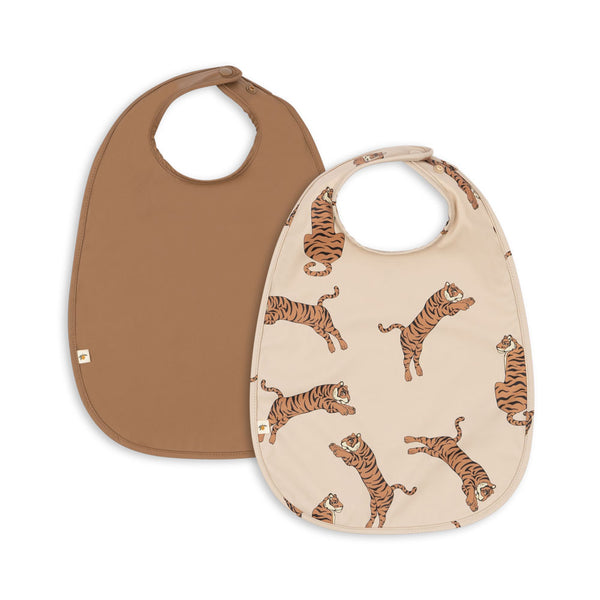 2-Pack Bibs Tiger / Toasted Coconut