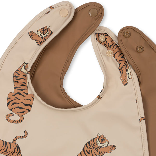 2-Pack Bibs Tiger / Toasted Coconut