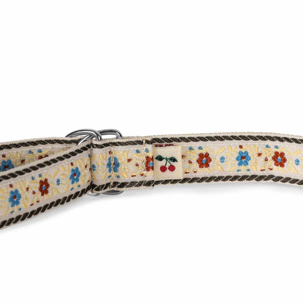 Ceinture ruban beige