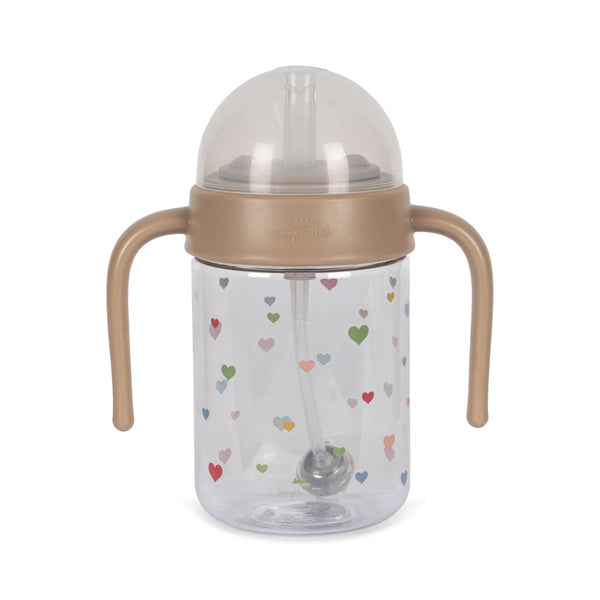 Drinking bottle with handles Multi Hearts