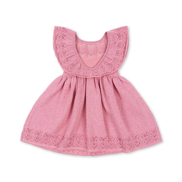 Cabby Strick-Kleid Powder Pink