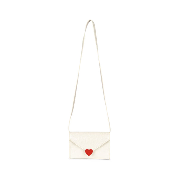 Sac Lettre d'Amour Crème Pailleté