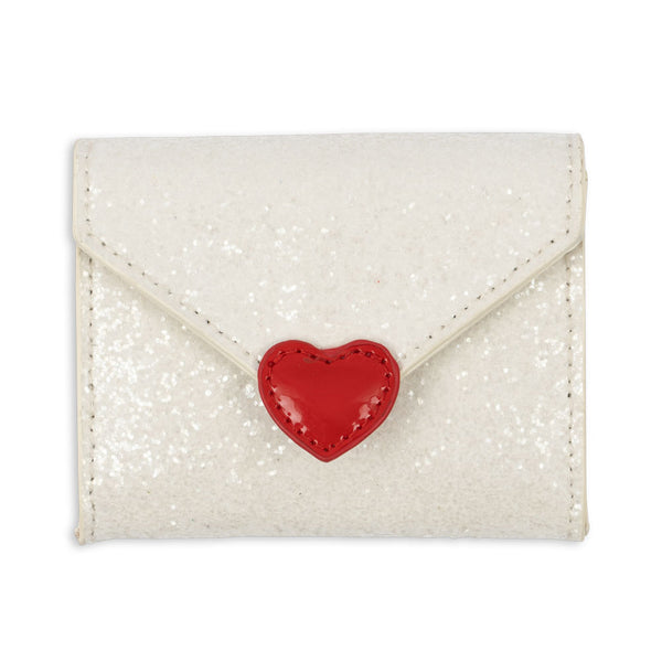 Love Letter Wallet Cream Glitter