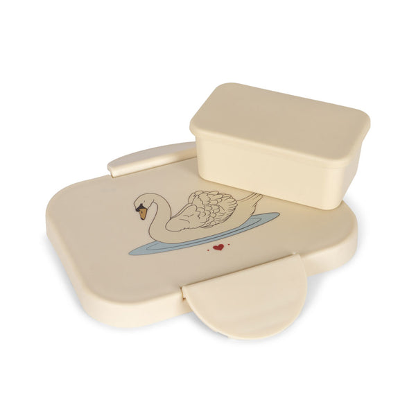 Lunch Box Swan Off White