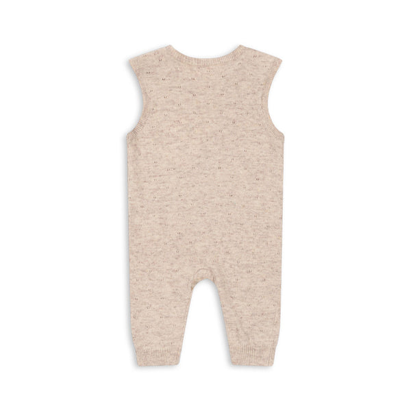 Mino Knitted Romper Off White Melange