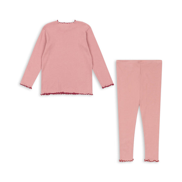 Rivi Ribbed Set Mellow Rose