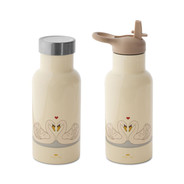 Thermo drinking bottle Swan Beige