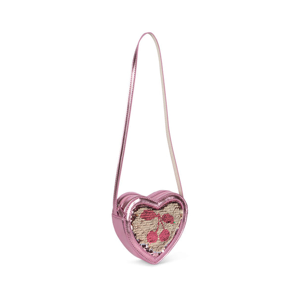 Sac sequins Coeur Rose