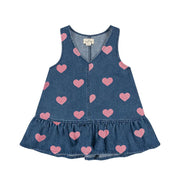 Second Season: Magot denim dress Bon Coeur Pink