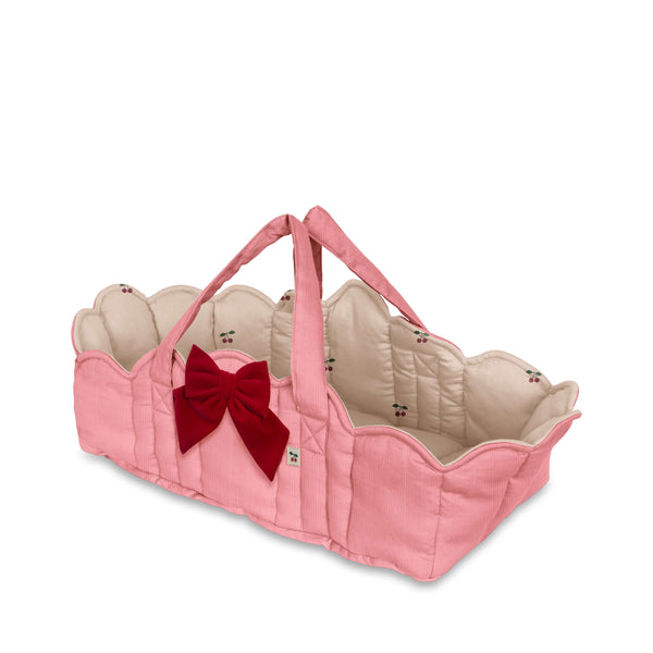 Konges Slojd Lulu Bow Puppen-Tragewanne Strawberry Ice KS101833.1