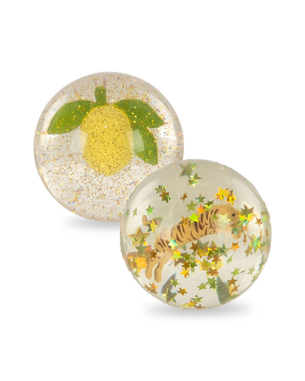 Rubber ball set Lemon/Tiger