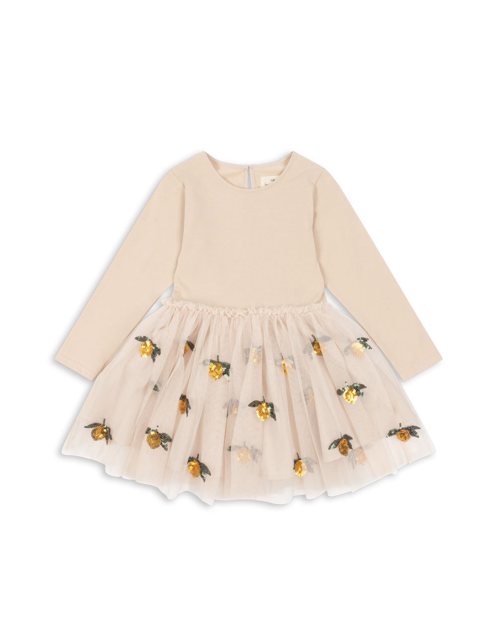 Konges Slojd-Yvonne Ballerina Kleid Lemon Sequin-Beluga Kids