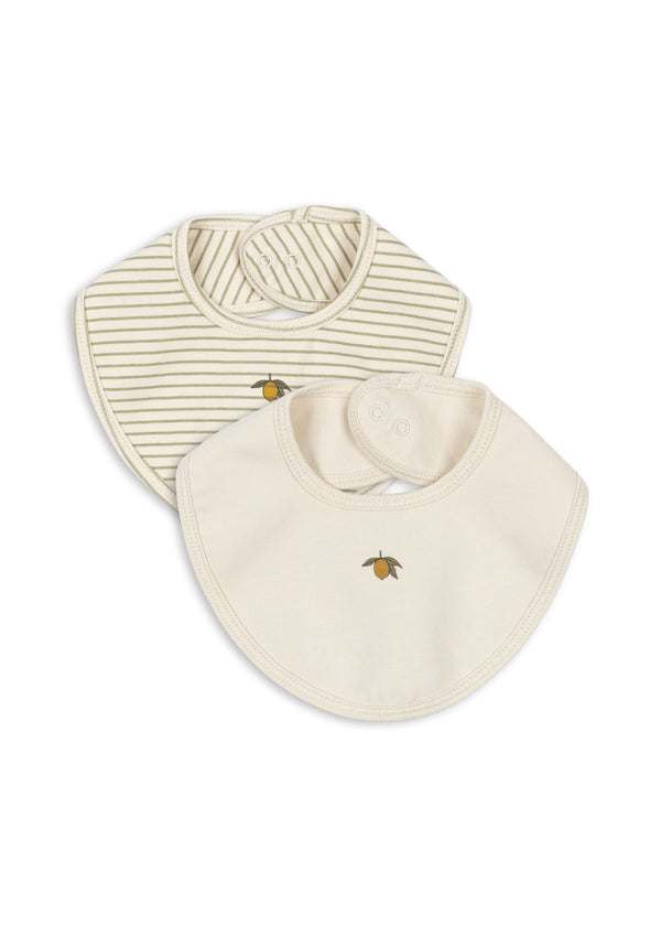 2-Pack Bibs Tea Stripe