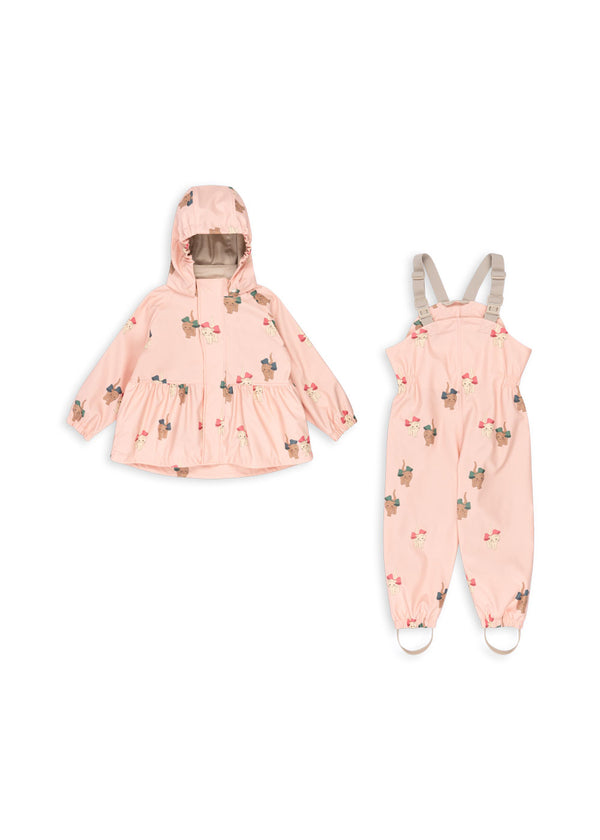 Ensemble Pluie Palm Fille Noeud Kitty Rose