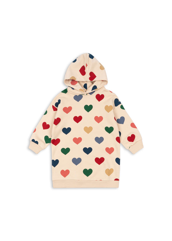 Robe à capuche Lou Bon Coeur Coloré