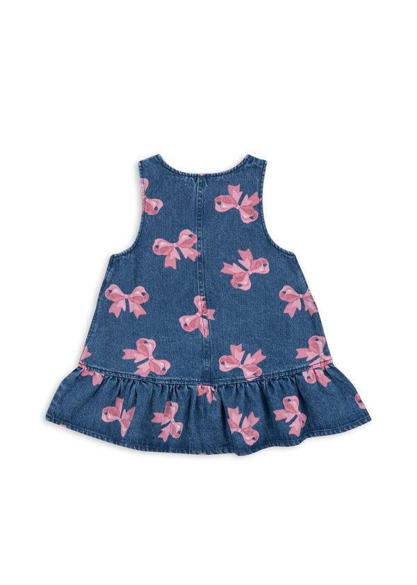 Robe en jean Magot Bella Bow