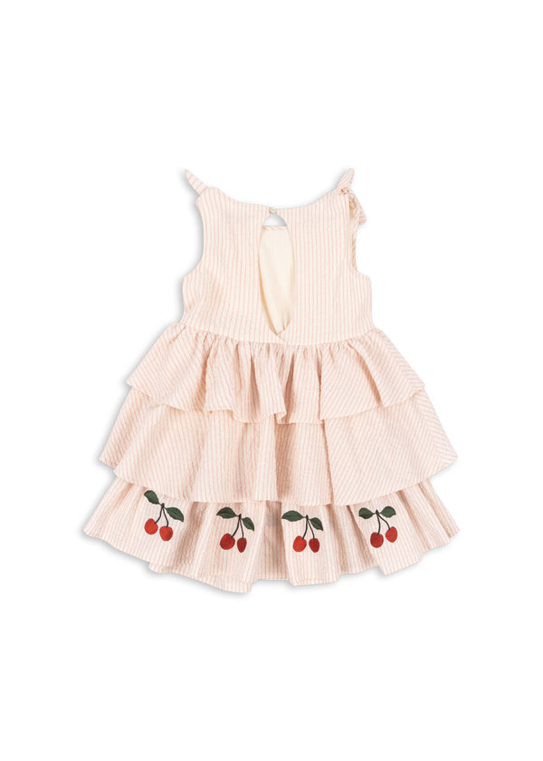 Ellie Dress Peony Stripe