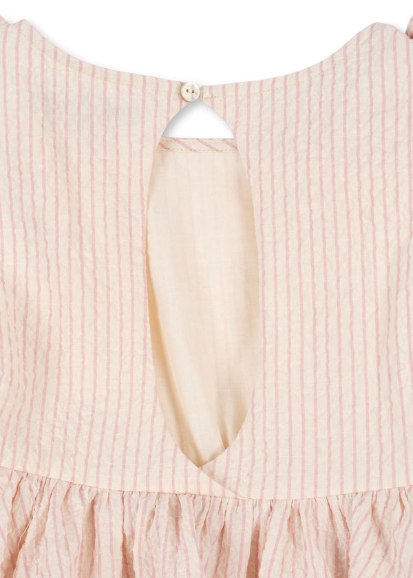 Ellie Dress Peony Stripe