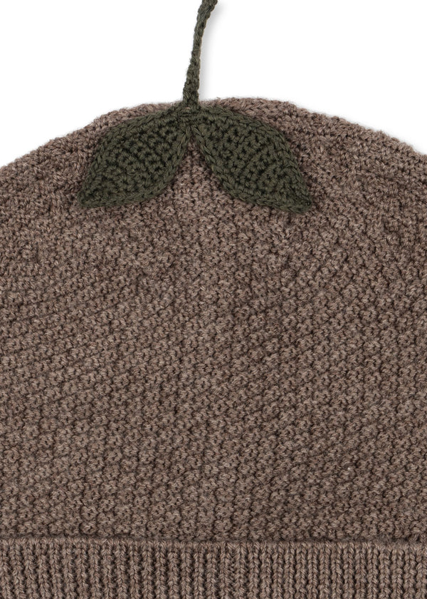 Fruity Beanie Bunny Brown Melange