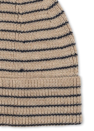 Konges Sløjd Louli Beanie Bluie – Detail der Rippkante