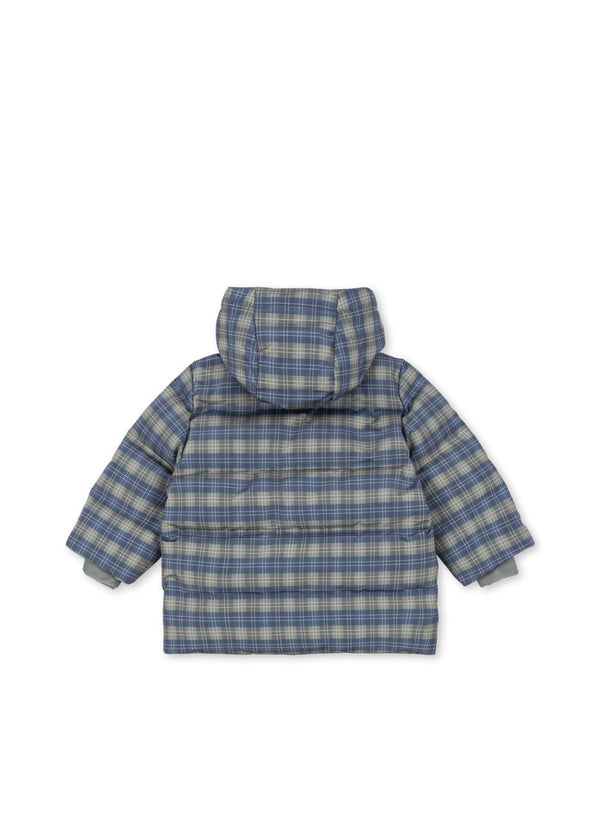 Magnum Down Jacket Laurel Blue Check