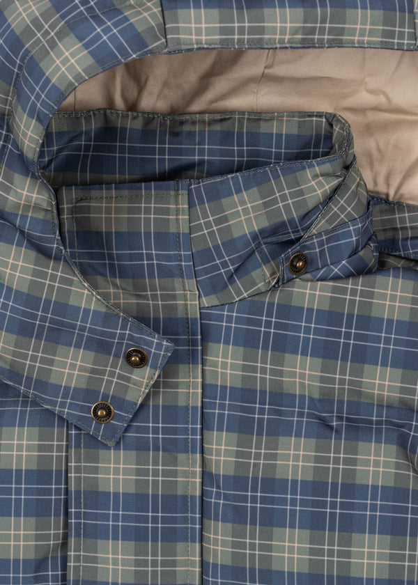 Magnum Down Jacket Laurel Blue Check