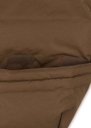 Konges Sløjd Nemuri Fusssack Walnut – Reissverschluss geöffnet