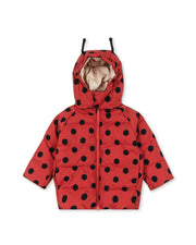 Nuka Ladybug puffer jacket Lady Dot