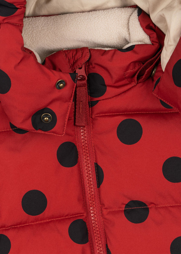 Nuka Ladybug puffer jacket Lady Dot