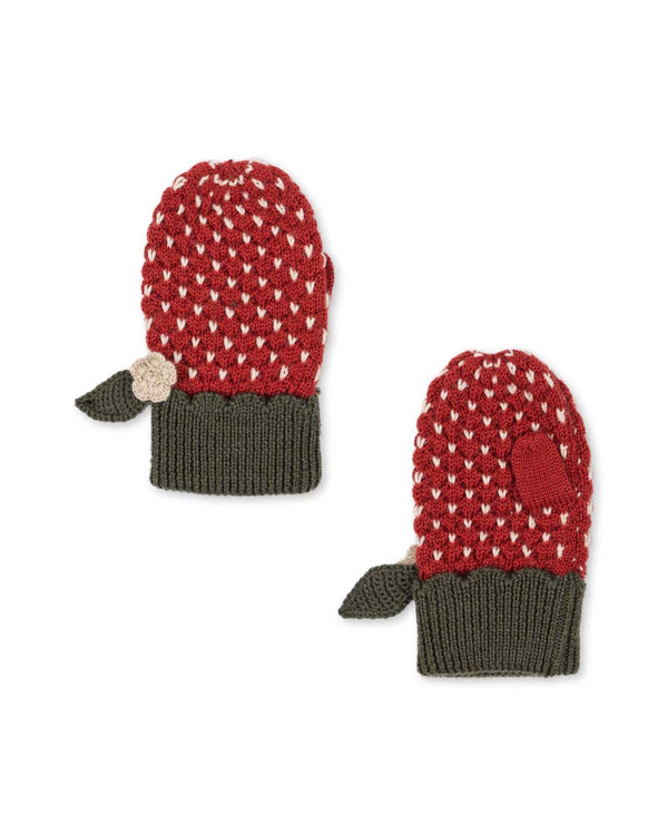 Strawberry Mittens True Red
