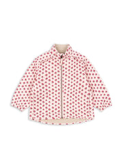 Rosie Blush ruffle thermal jacket