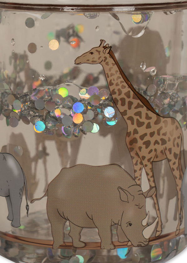 2-Pack Glitter Safari Drinking Cups