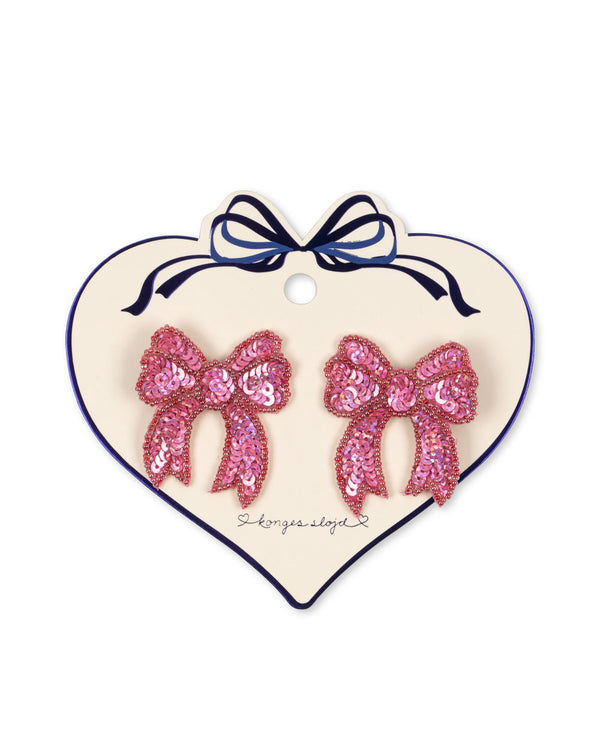 2-Pack Sequin Hair Clips Bow