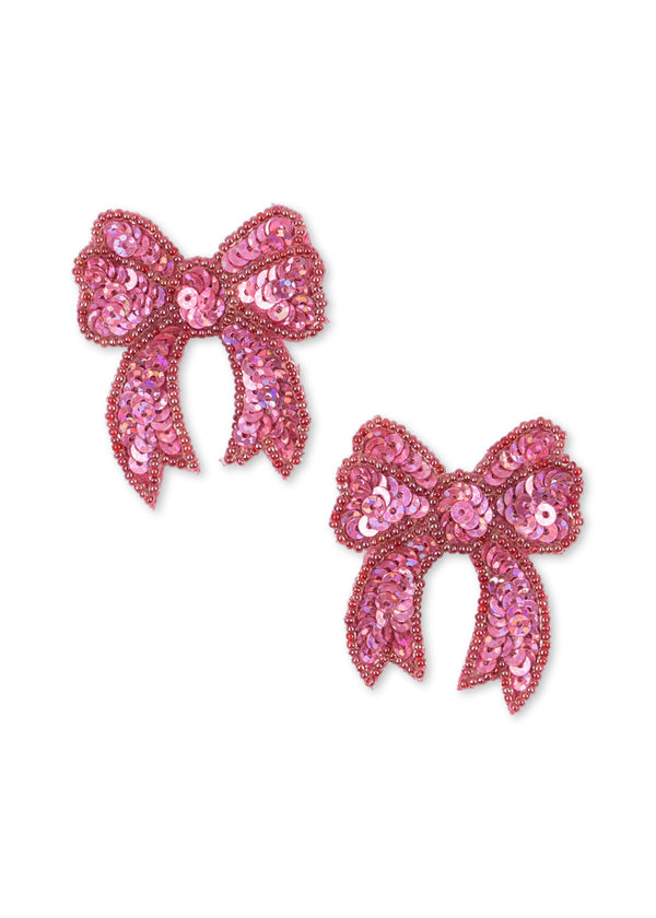 2-Pack Sequin Hair Clips Bow